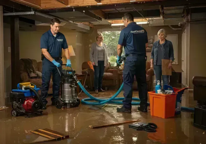 Basement Water Extraction and Removal Techniques process in Wintersville, OH