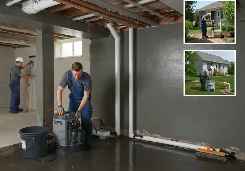 Basement Waterproofing and Flood Prevention process in Wintersville, OH